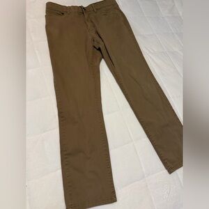 English Laundry Slim Pants 34x32 Tan Stretch Casual Dress Chino